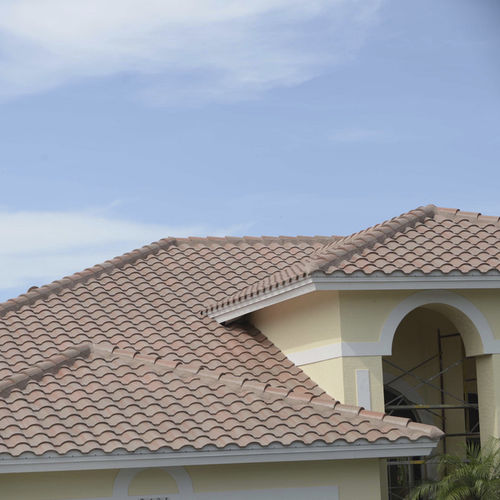 Черепица с замковым соединением - SANIBEL : ROYAL PLUM - Crown Roof Tiles - из бетона / двойная