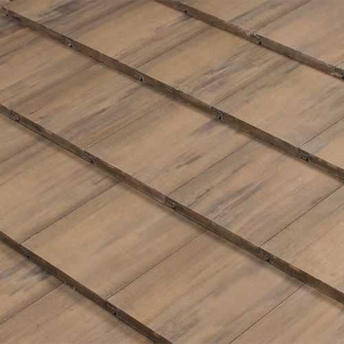 Плоская черепица - PLANTATION - ENTEGRA ROOF TILE - из бетона / большая форма