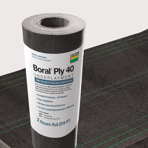 Непромокаемый клапан подложки - BORAL® PLY 40 - ENTEGRA ROOF TILE