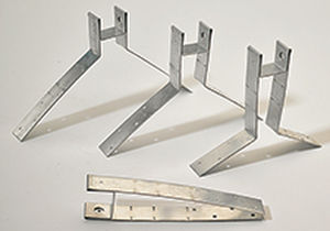 Крепежная система из гальванизированной стали - RIDGE RISER® BRACKETS - ENTEGRA ROOF TILE - для покрытий
