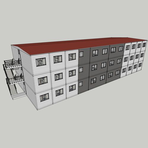 Сборное здание - VERSION A - Nordic Homes - из дерева / из бетона / из стали
