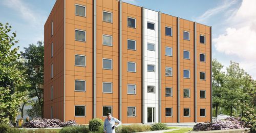 Модульное здание - MULTI-STOREY APARTMENT - Nordic Homes - из дерева / из бетона / из стали