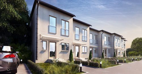Сборный дом - ROWHOUSE BLUEBERRY - Nordic Homes - экологический / энергосберегающий / современный