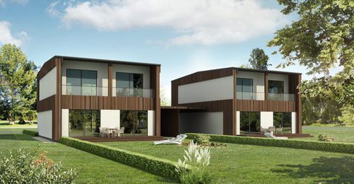 Сборный дом - CRANBERRY - Nordic Homes - экологический / современный / двухэтажный