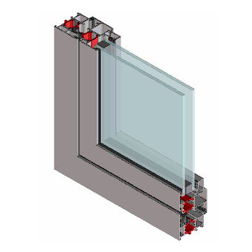 Оконный профиль из алюминия - EFP 65TB - European Facade Products - акустический / с термовкладышем