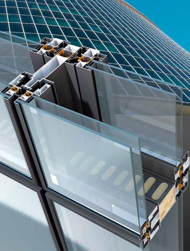 Многослойная тонкостенная перегородка - DOUBLE SKIN FACADE SYSTEMS - ADEN METAL - из алюминия и стекла / акустическая / с высоким сопротивлением