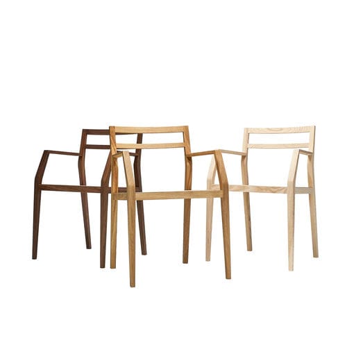 Современный cтул - EMMA Plus  - MINT Furniture - для интерьера / из ткани / с основанием из дуба