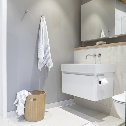 Мусорный контейнер для ванной комнаты - M180 series - MINT Furniture - из дуба / из ясеня / из американского ореха