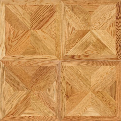 Паркет из паркетной доски - SQUARE VILLA: WHITE OAK LACQ - TEKA Parquet - из белого дуба / лакированный / на гвоздях