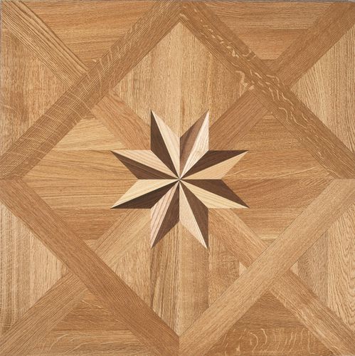 Паркет из паркетной доски - SQUARE ROYAL STAR: WHITE OAK NATURAL - TEKA Parquet - из белого дуба / на гвоздях / плавучий