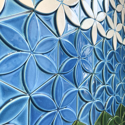 Каменная напольная плитка из керамики - ES 043 - PIKARO HANDMADE TILES - глянцевая / для интерьера / для наружного применения