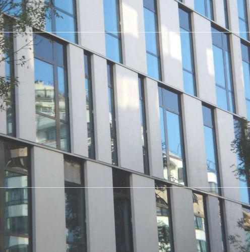 Панельная облицовка фасада - ACRYTHERM® D - REBETON - из композита / полированная / изоляционная