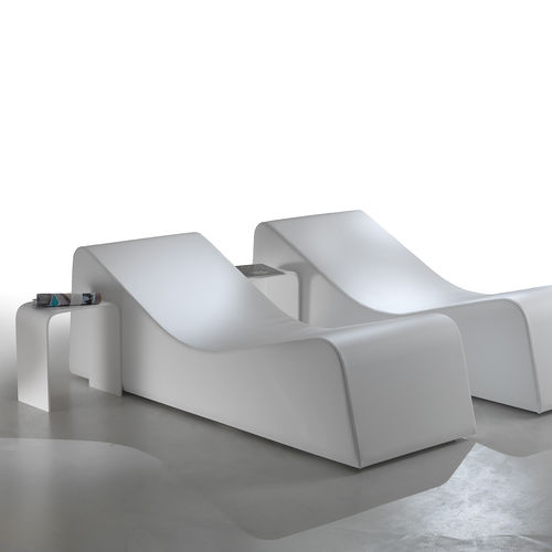 Современный шезлонг - EASY/EASY CHAIR - Carmenta Wellness - из ткани / для оздоровительного центра / регулируемая спинка
