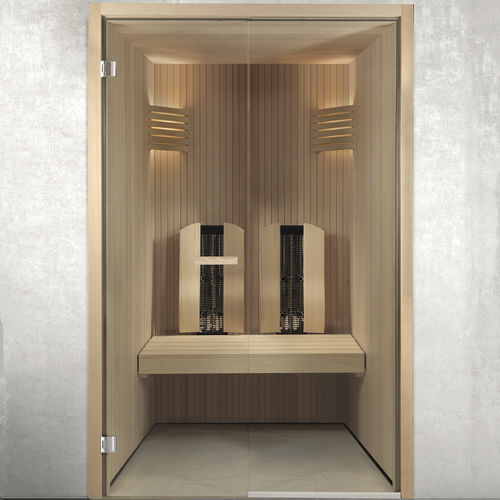 Инфракрасная сауна - CABINA INFRARED - Carmenta Wellness - для профессионального использования / из дерева / для внутреннего применения