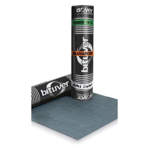 Гидроизоляционная мембрана для защиты - ALUVAPOR TENDER - Bituver - для кровли / из эластомера / из алюминия