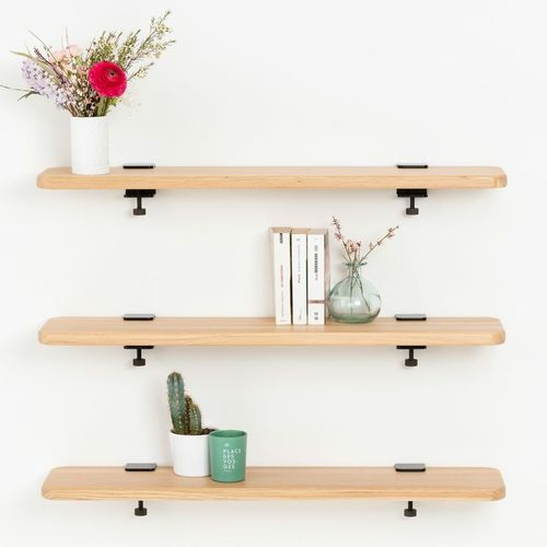 Настенный книжный шкаф - TIPTOE - современный / из дуба