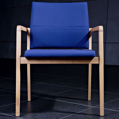 Современный стул для посетителей - MENDEL - AMOS DESIGN - для интерьера / из бука / из цельной древесины