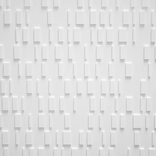 Декоративная панель из Corian® - STONEHENGE - AMOS DESIGN - для внутренней компоновки / настенный / белый