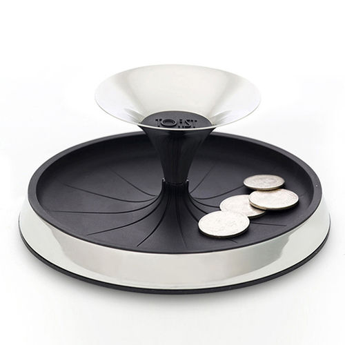 Коробка для карманных вещей из эластомера - WISH TRAY - TOAST - из нержавеющей стали