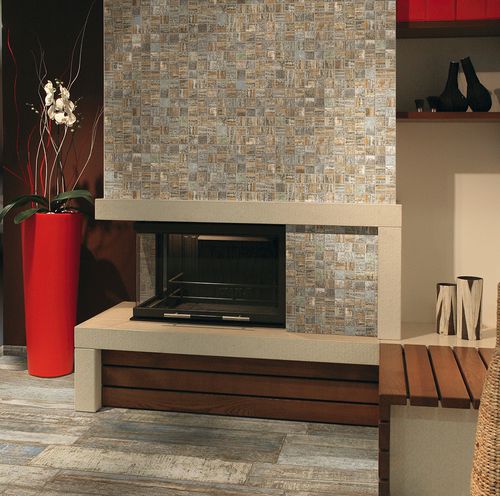 Плитка из керамогранита - SEAWOOD - Paul & Co Ceramiche - полированная / для интерьера / настенная