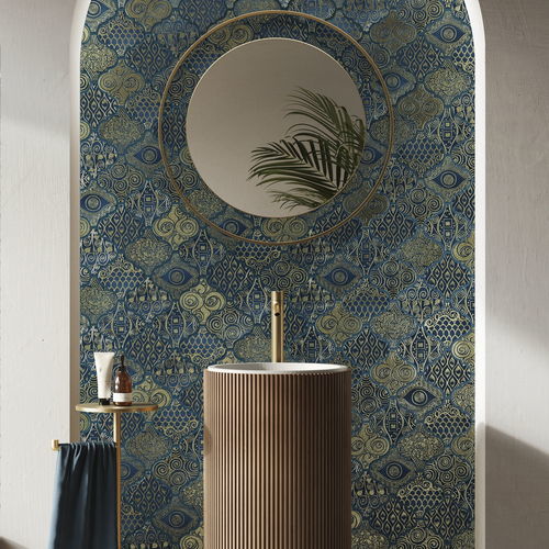 Плитка из глазированной керамики - KLIMT KL8 W316 - AcquarioDue - рельефная / для внутреннего применения / для гостиной