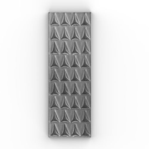 Плитка из керамики - KUSPIS_PLATINO_SATINATO_ORT - AcquarioDue - глянцевая / текстурированная / 3D