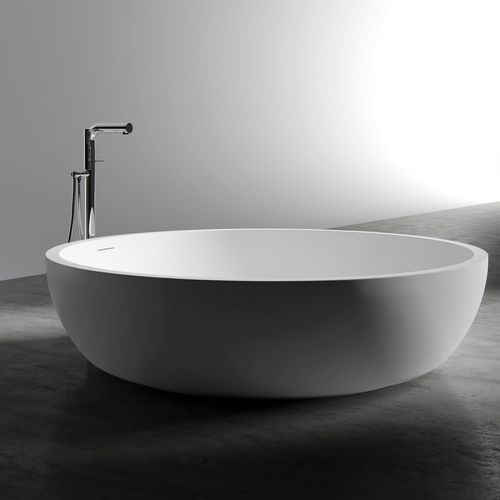 Круглая ванна - GRANDE 1900 - Lusso Stone - отдельностоящая / из композита / из минерального сплава