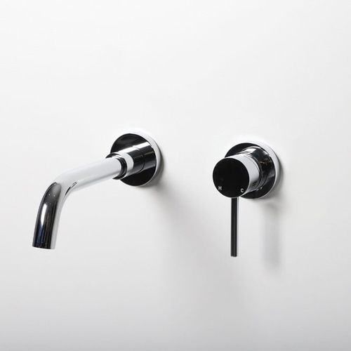 Однорычажный смеситель для раковины - LUXE - Lusso Stone - настенный / из хромированной латуни / для ванной комнаты