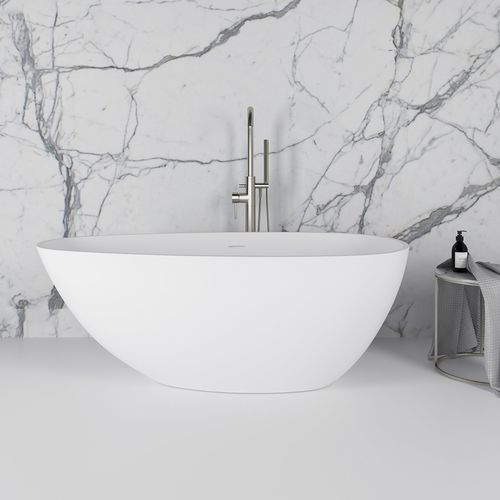 Овальная ванна - EGG SHELL MINI 1500 - Lusso Stone - отдельностоящая / из композита / из минерального сплава