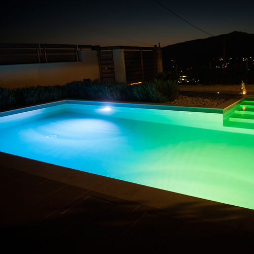 Встраиваемый светильник - marche piscine - LED / круглый / для бассейна