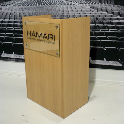Пюпитр для конференций - SPEAKER STAND LASSARD - Hamari - вертикальное положение / из дерева / для профессионального использования