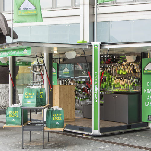 Киоск на солнечной энергии - CUBOX POP-UP - HBT Energietechnik e.U. - коммерческий / для наружного применения / для интерьера