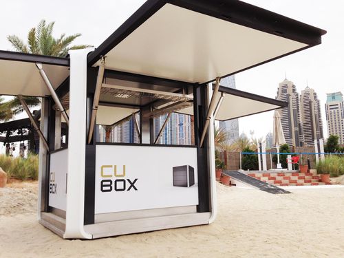 Киоск на солнечной энергии - CUBOX BAR - HBT Energietechnik e.U. - коммерческий / общественного питания / для наружного применения