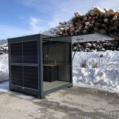 Киоск на солнечной энергии - CUBOX ECO - HBT Energietechnik e.U. - коммерческий / информационный / общественного питания
