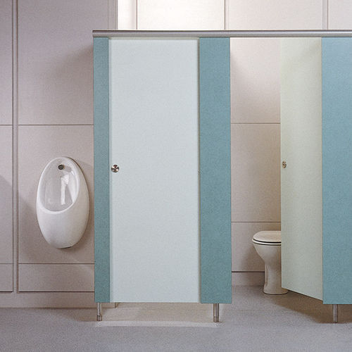 Сантехническая кабина из нержавеющей стали - BASSO - Washroom Washroom Limited - МДФ / для туалета / для общественных учреждений