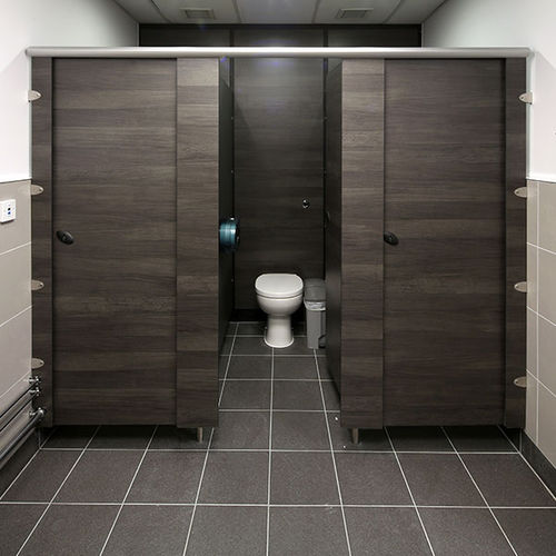 Сантехническая кабина из нержавеющей стали - FORTE - Washroom Washroom Limited - из ламината / для туалета / для общественных учреждений