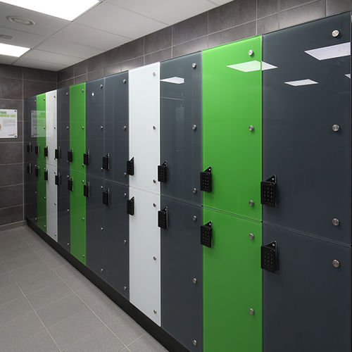 Шкафчик для раздевалки из стекла - ILOCKER - Washroom Washroom Limited - с кодом / для общественных учреждений / защищенный