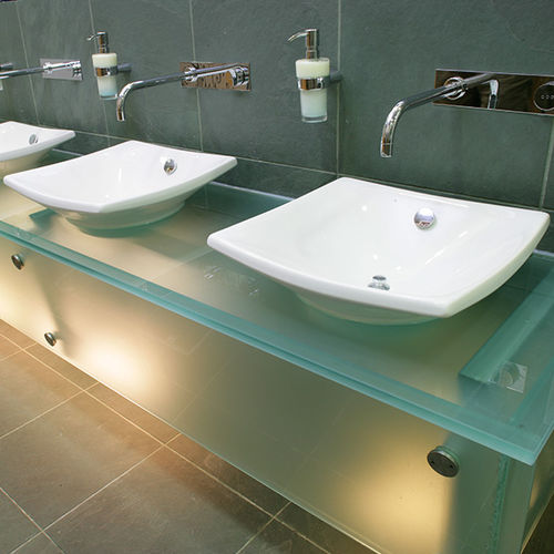 Столешница для раковины из стекла - Washroom Washroom Limited