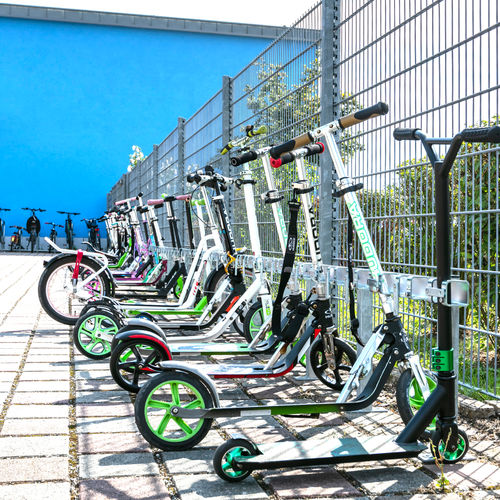 Защищенная парковка для самокатов - Rollerstop - CROSO FRANCE - для общественных мест / из металла / для профессионального использования