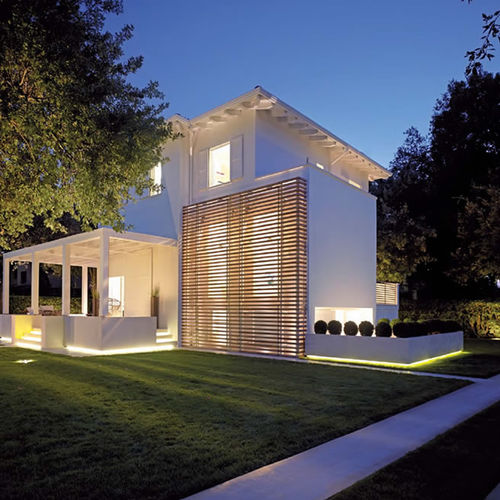 Солнцезащитное устройство из дерева - FORTE DEI MARMI ITALY PRIVA C+L Studio & Massimo Bertellotti - LF ITALY - для фасада / горизонтальное