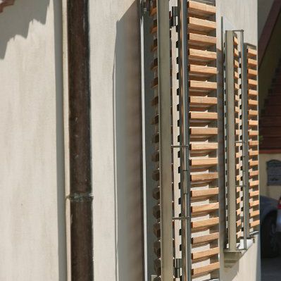 Створчатая ставня - PRIVATE RESIDENCE - LF ITALY - из дерева / из металла / для окна
