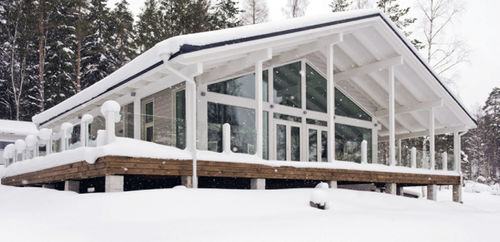 Сборный дом - POLAR 84 - Polar Life Haus - экологический / современный / с террасой