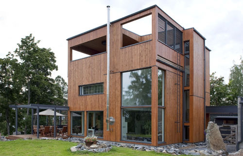 Сборный дом - VILLA MAX - Polar Life Haus - экологический / современный / с террасой