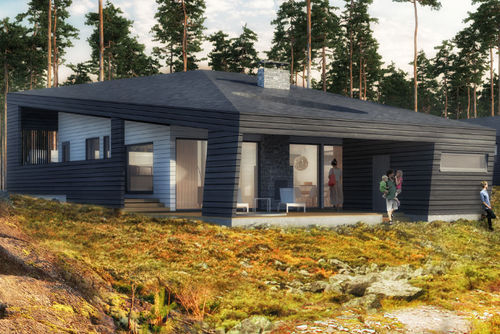 Сборный дом - VENEENKANSI - Polar Life Haus - экологический / современный / с деревянным каркасом