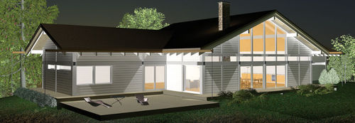 Сборный дом - POLAR 268 - Polar Life Haus - экологический / современный / с террасой