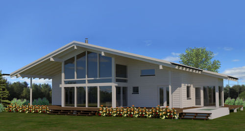 Сборный дом - POLAR SWAN 333 - Polar Life Haus - экологический / современный / двухэтажный