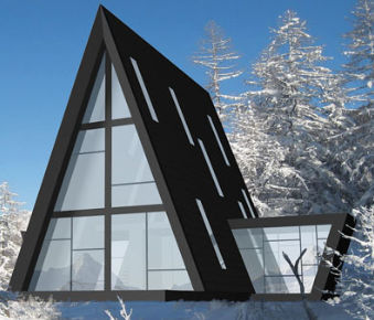 Сборный дом - PEAK - Polar Life Haus - экологический / современный / двухэтажный
