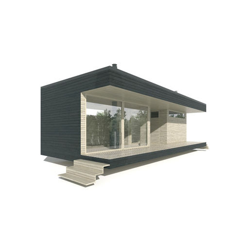 Сборный дом - PLUSSAUNA - Polar Life Haus - экологический / современный / с деревянным каркасом