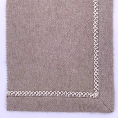 Текстильный бордюр для внутренней отделки - CROCHET STITCH - ARTIGIANI DEL CASHMERE - Для одеяла / Для пледа / персонализированный