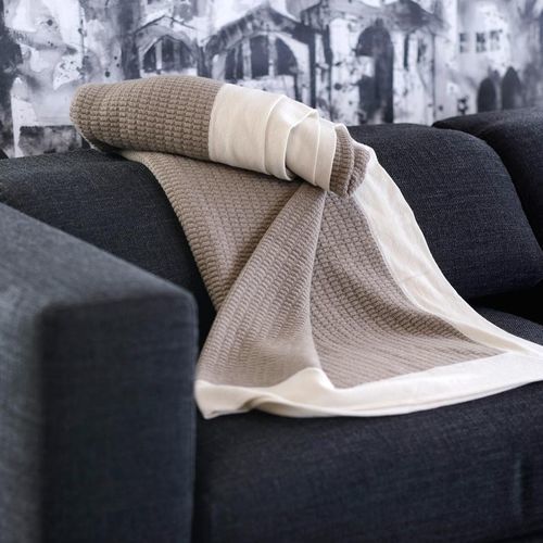 Покрывало из шерсти - S. RECT 121 - ARTIGIANI DEL CASHMERE - из кашемира / Сделано в Италии